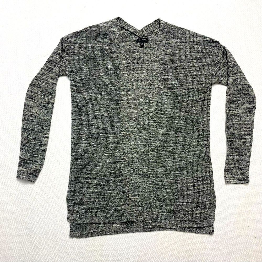 Talbots Cardigan Sweater Cotton Black White Gray Women’s Size XS Extra Small